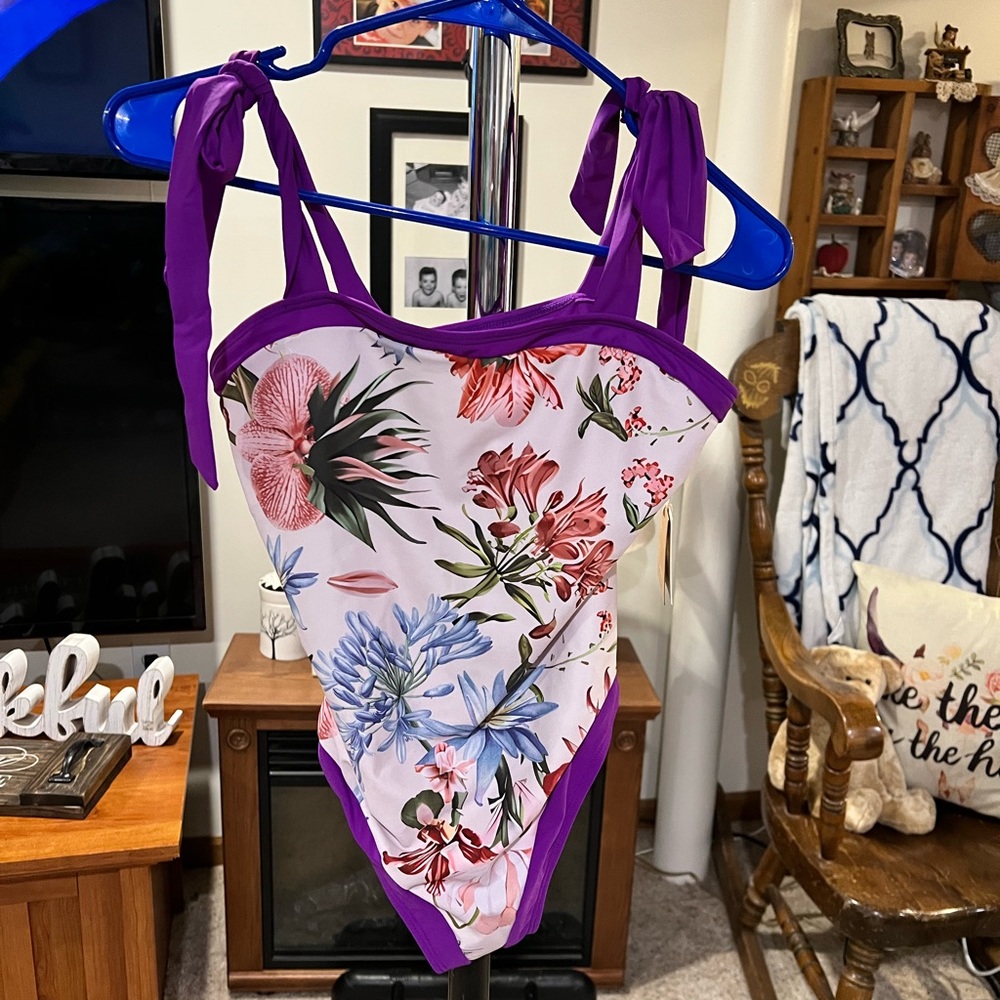 NWT NoraCora swimsuit and cover up skirt